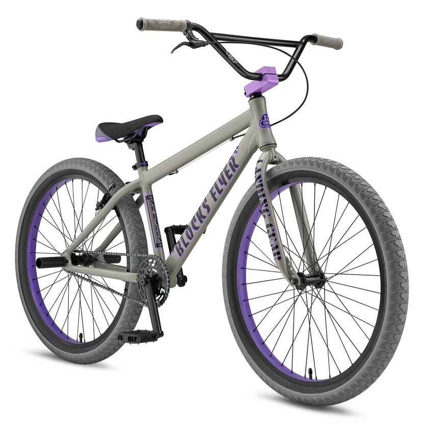 SE Blocks Flyer 26" Matte Grey &amp; Purple
