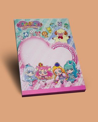 Wonderful Pretty Cure Memo Pad