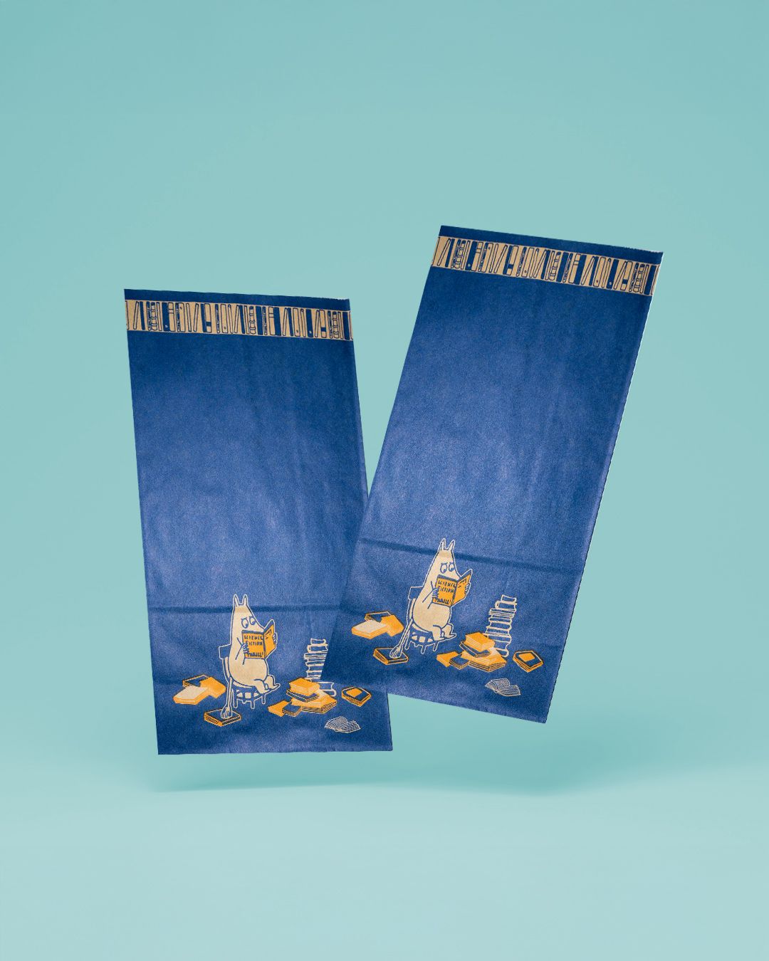 Moomin Blue Paper Bag