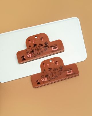Moomin Characters Brown Magnetic Clip