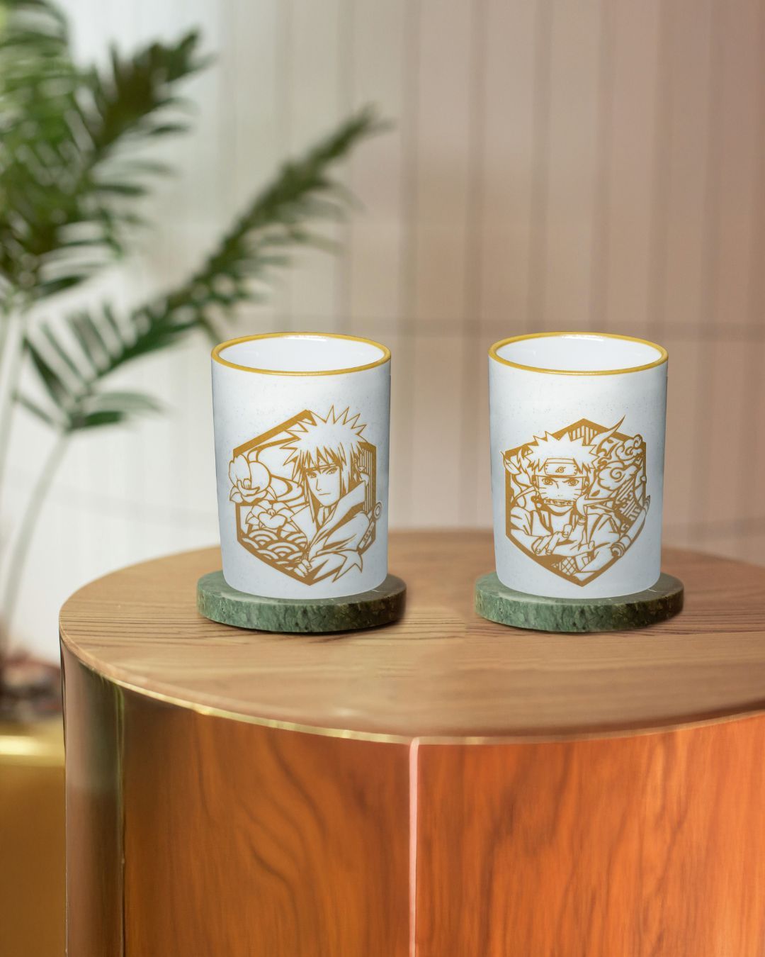 Naruto Shippuden Japanese Tea Cup Naruto Uzumaki &amp; Minato Namikaze