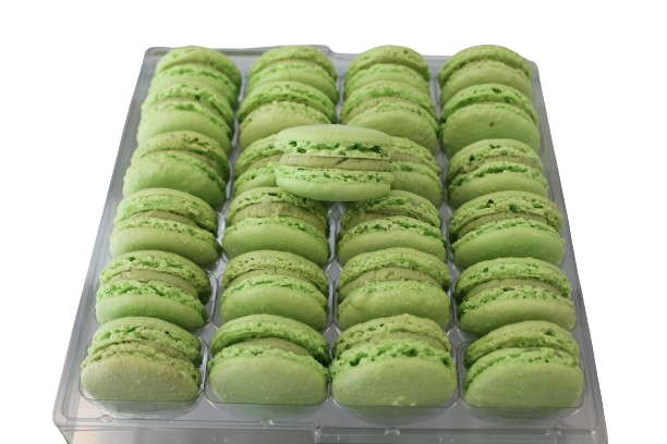 24 macarons Pistache