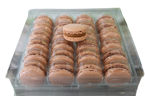 24 macarons Caramel