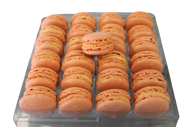 24 macarons Mangue & Fruit de la passion