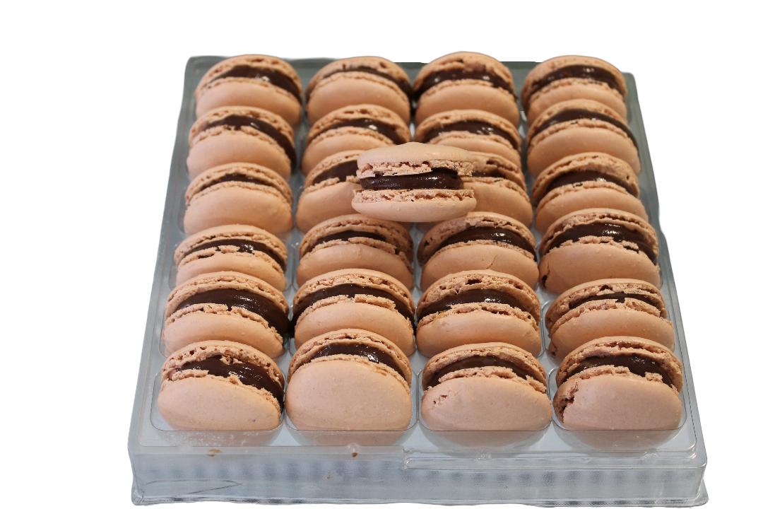 24 macarons Nutella