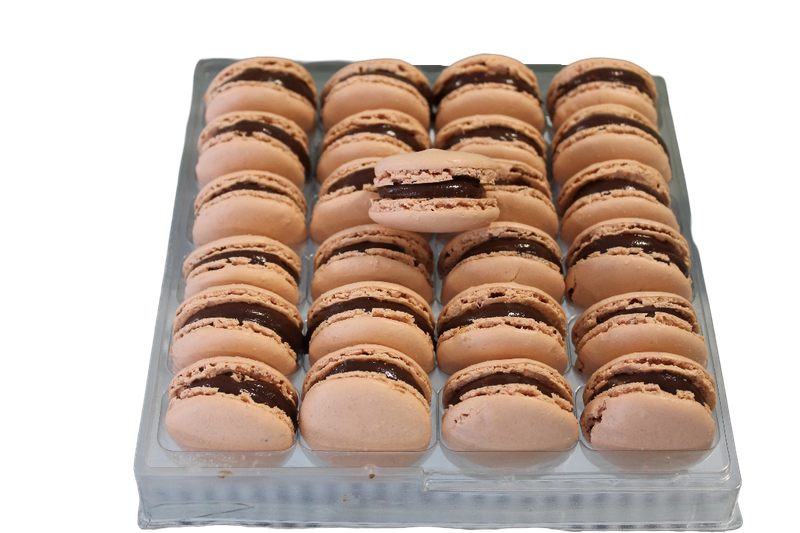 24 macarons Nutella