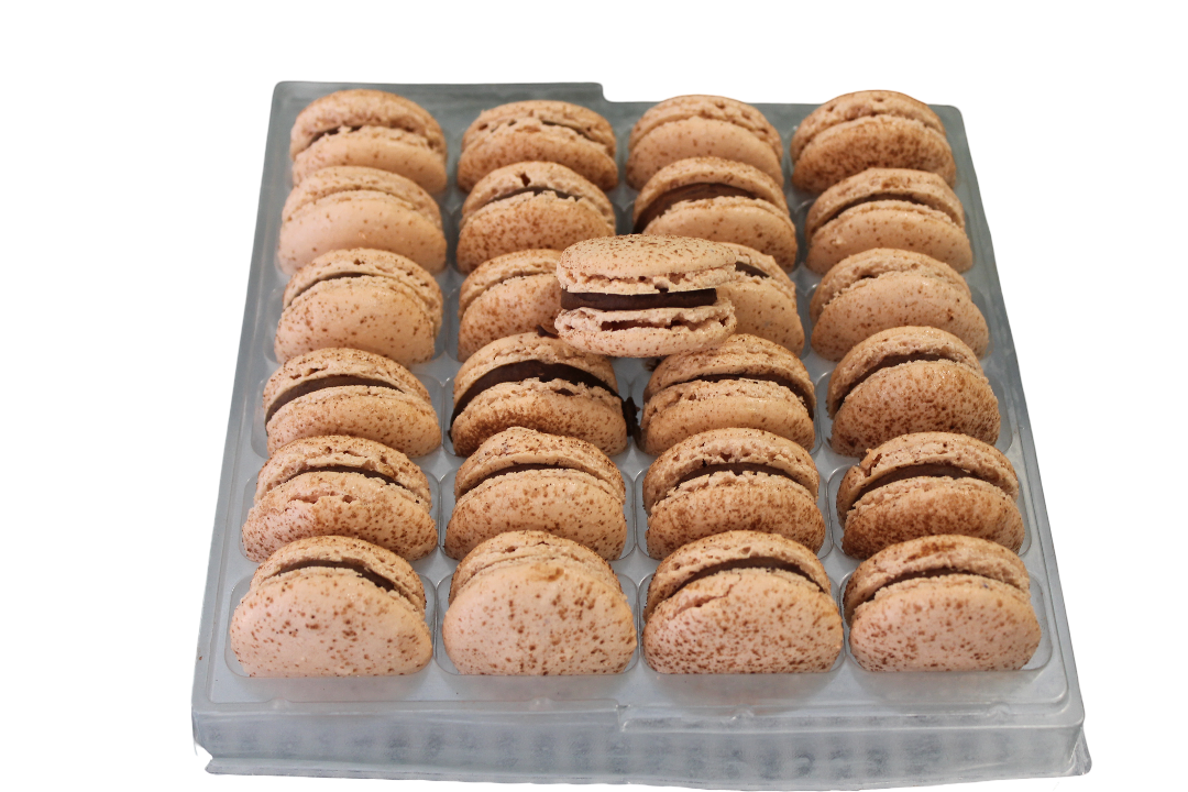 24 macarons Chocolat