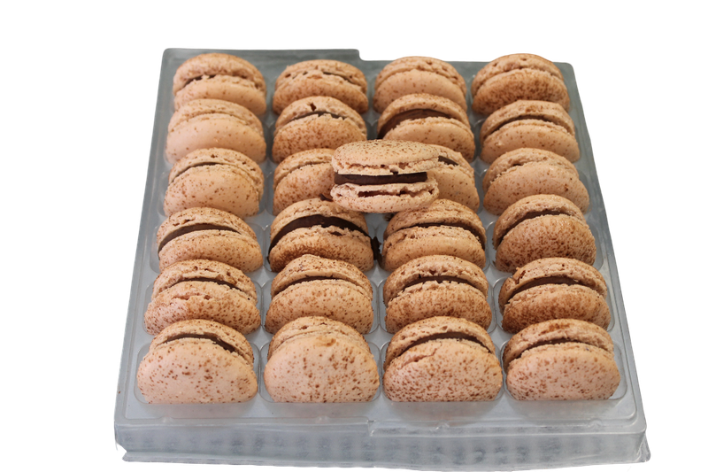 24 macarons Chocolat
