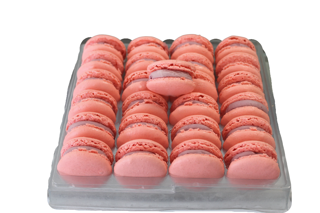 24 macarons Fraise