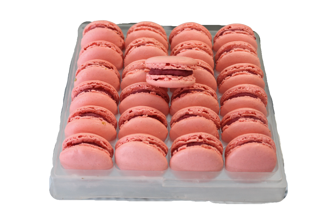 24 macarons Framboise