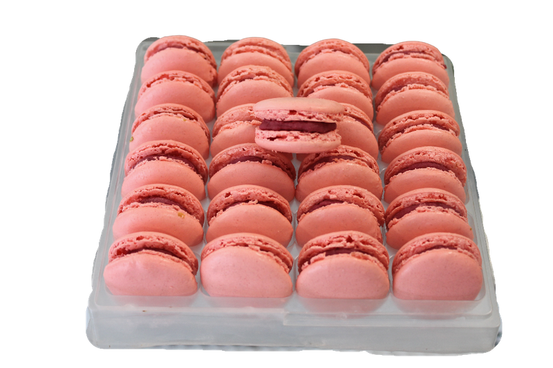 24 macarons Framboise