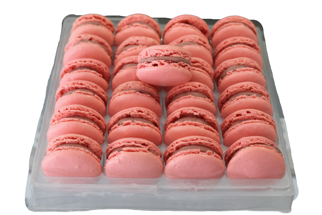24 macarons Cerise