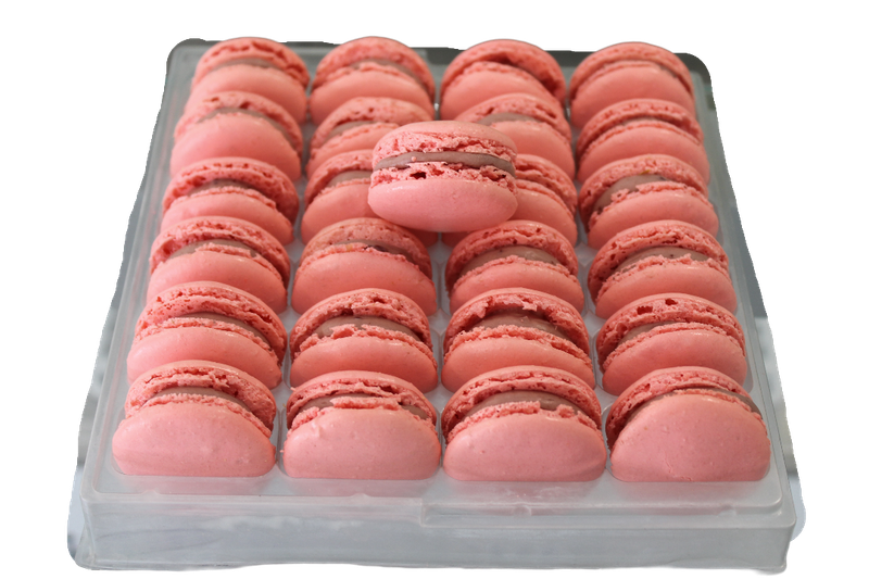 24 macarons Cerise