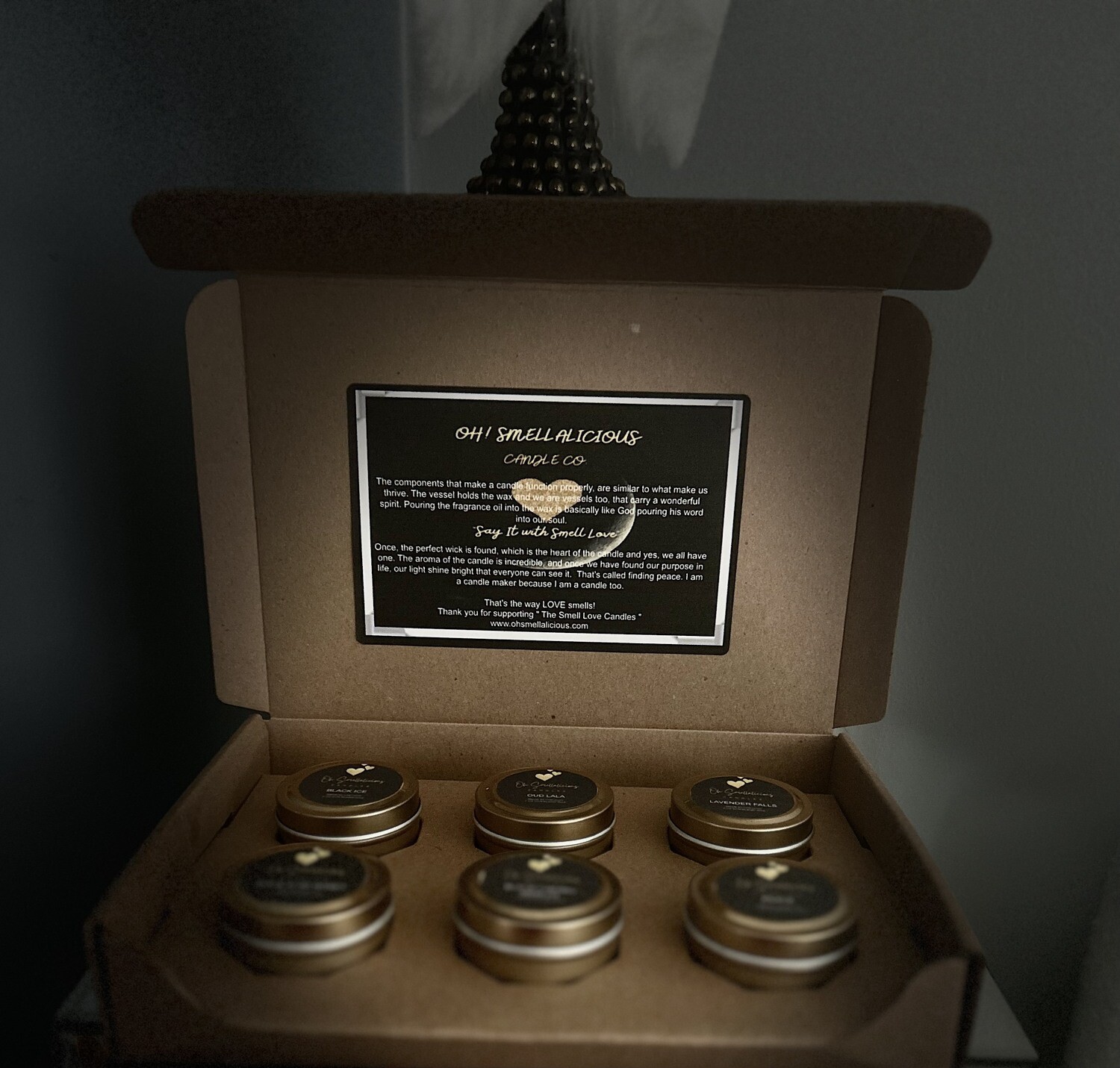 &quot;Fall In Love&#39;&quot; Candle Gift Box