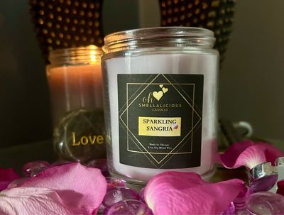 8oz Glass Candle Jar with Lid