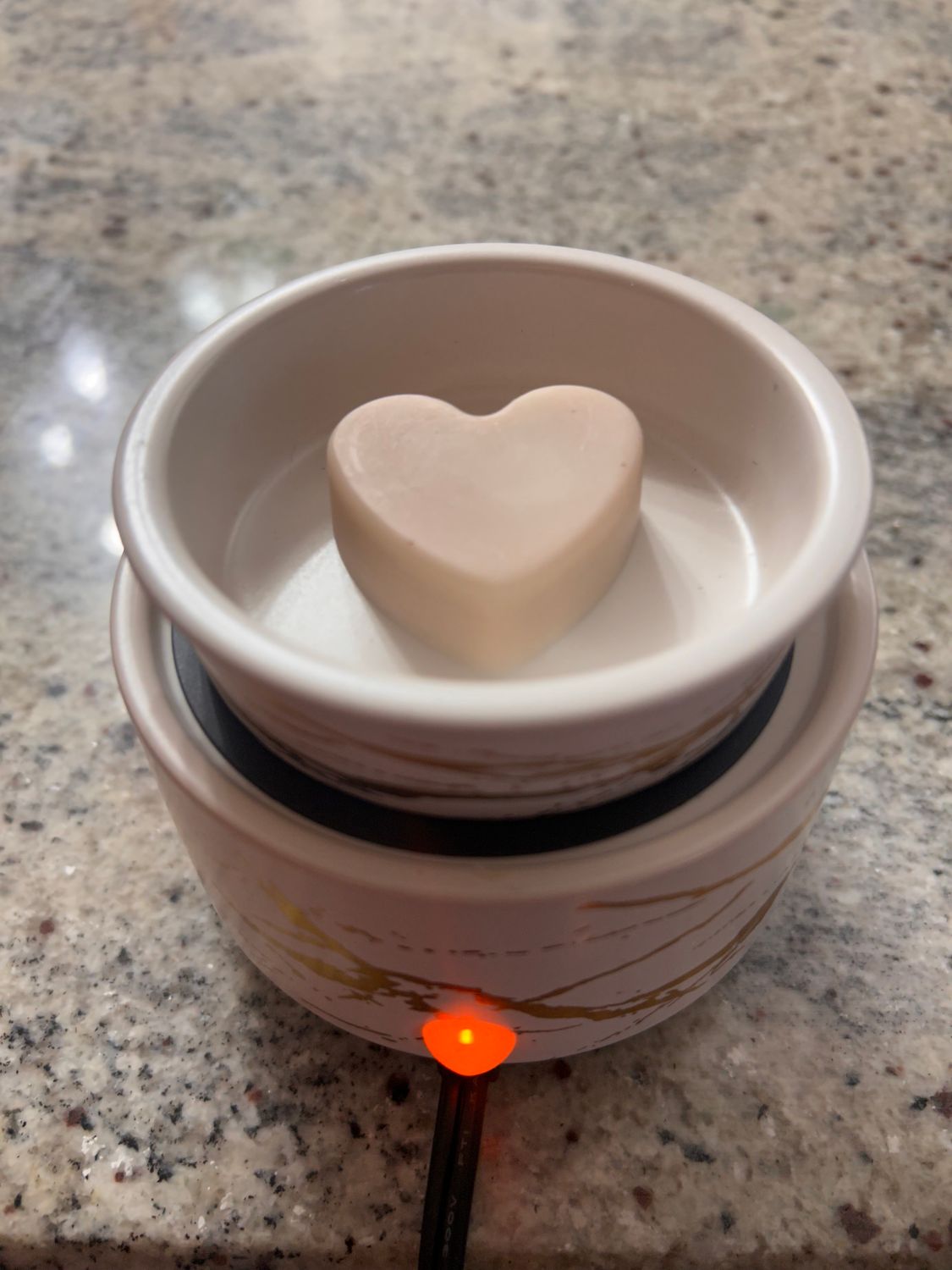Wax Melt Warmer Ceramic 3-in-1 Oil Burner Electric Candle Wax Warmer Burner Melter Fragrance Warmer for Scented Waxs (White)