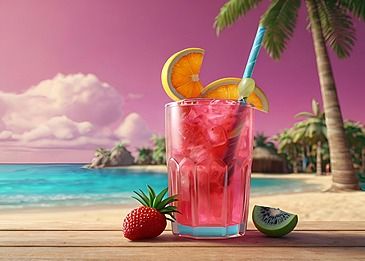 FRUIT INFUSION BEACH COCKTAIL