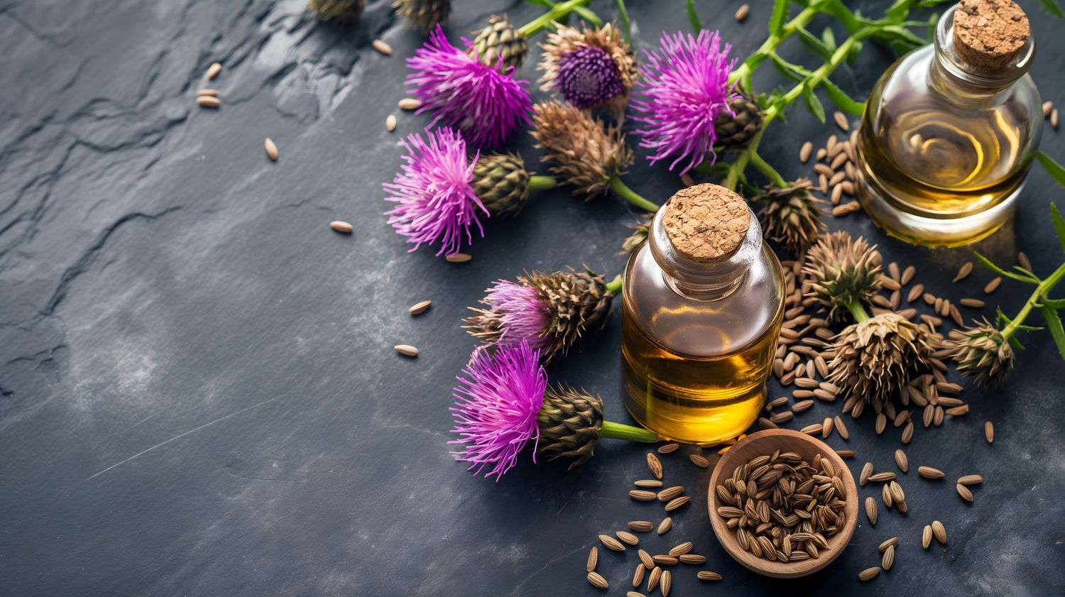HERBAL TEA ORGANIC MILK THISTLE SEEDS