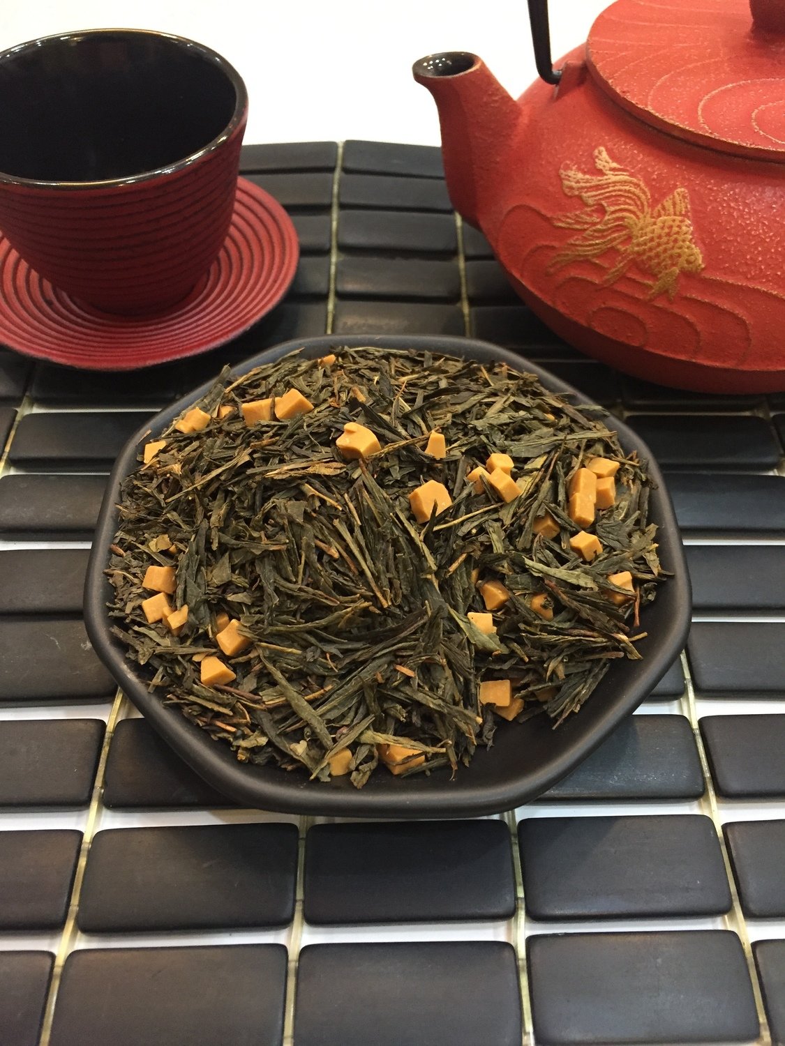 GREEN TEA &quot; FLAVOURED CREAM CARAMEL &quot;