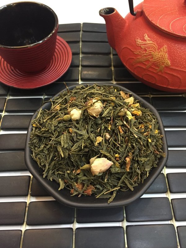 GREEN TEA &quot; FLAVOURED POMEGRANATE RASPBERRY &quot;