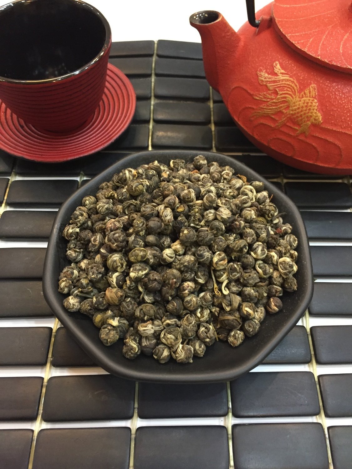 Green Tea China &quot; Jasmine Dragon Pearls &quot;