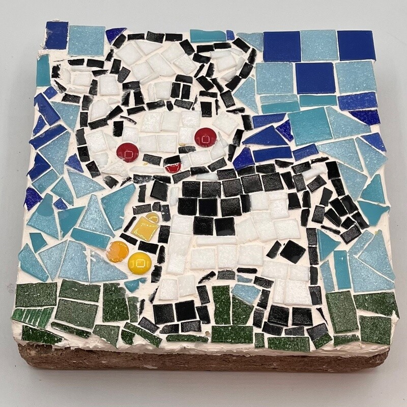 Studio, Mosaic, Little cow