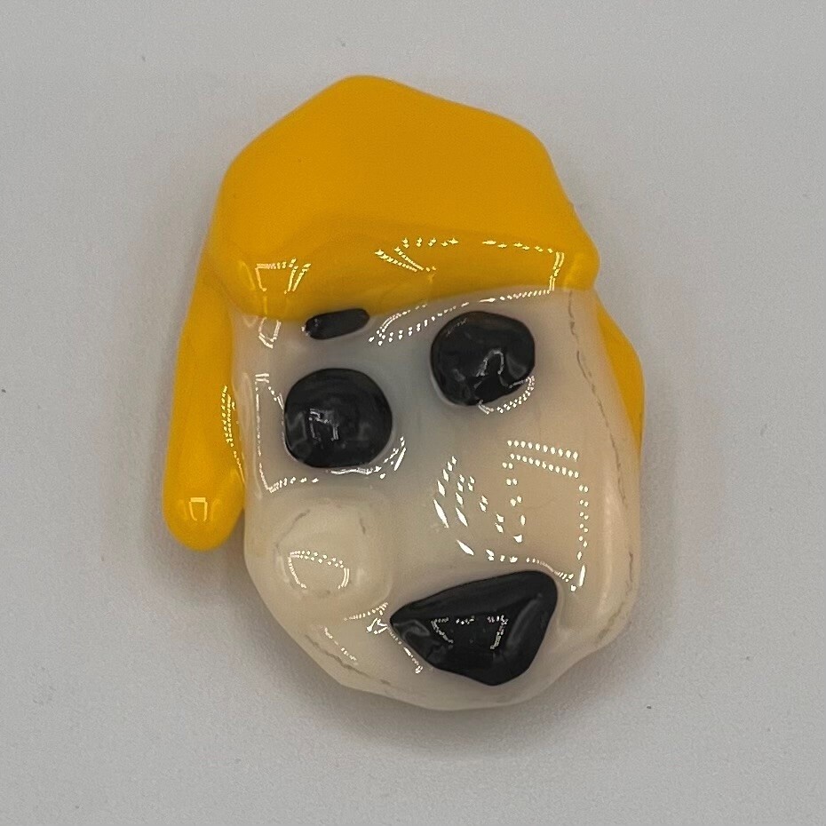 Mary Phifer, Fused Glass Magnet, Blonde Woman