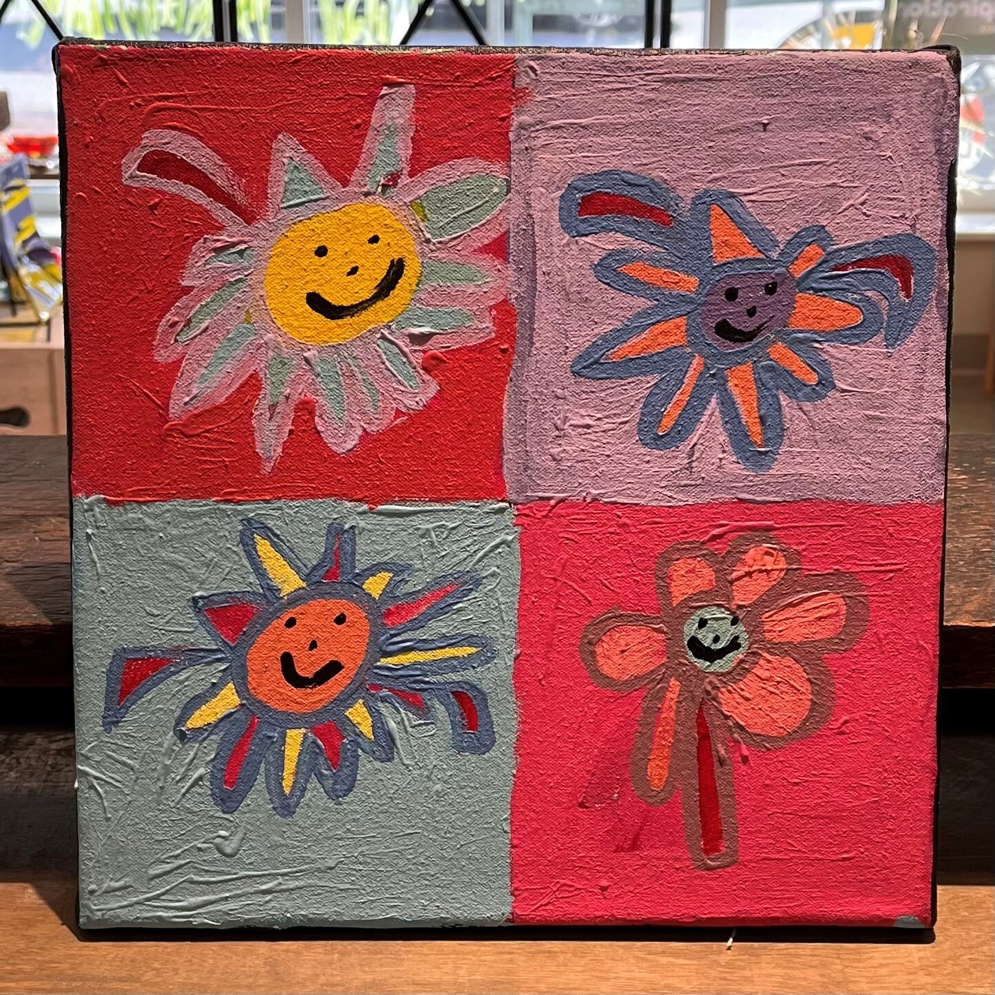 Studio, Painting, &#39;Quadruple Flower Power&#39;