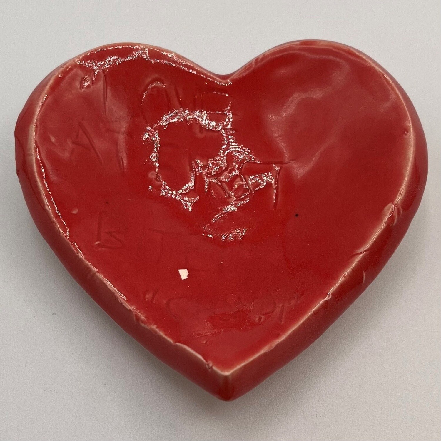 Michael Smith, Ceramic Ring Dish, &#39;Love at First Bite&#39;