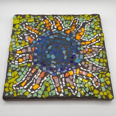 Kara Burgdorf, Mosaic, Colorful sun