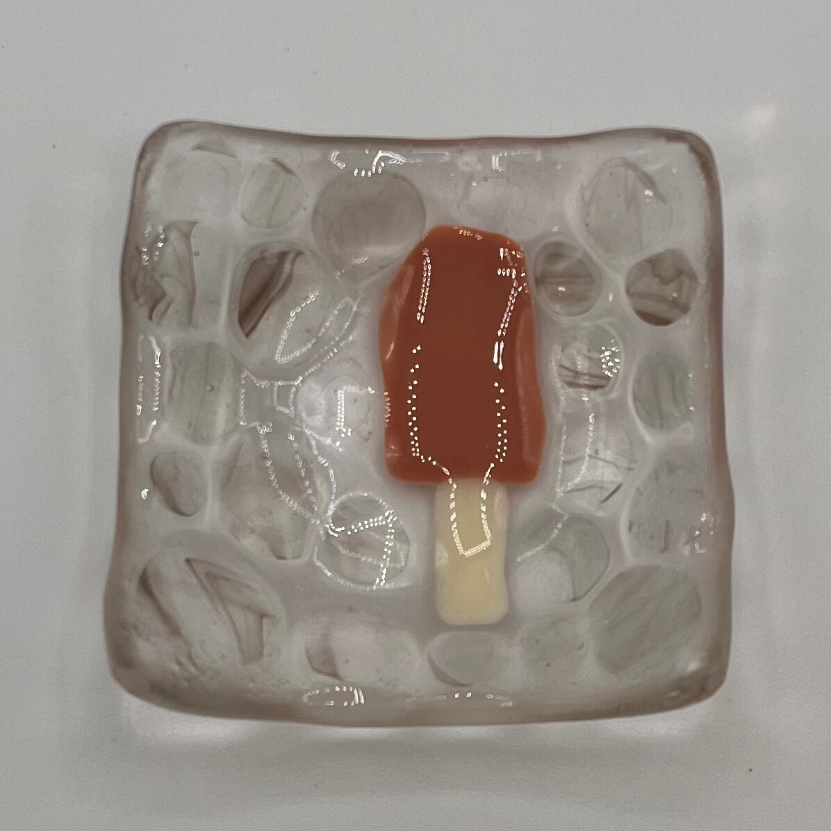Erin Williams, Fused Glass, Chocolate ice cream