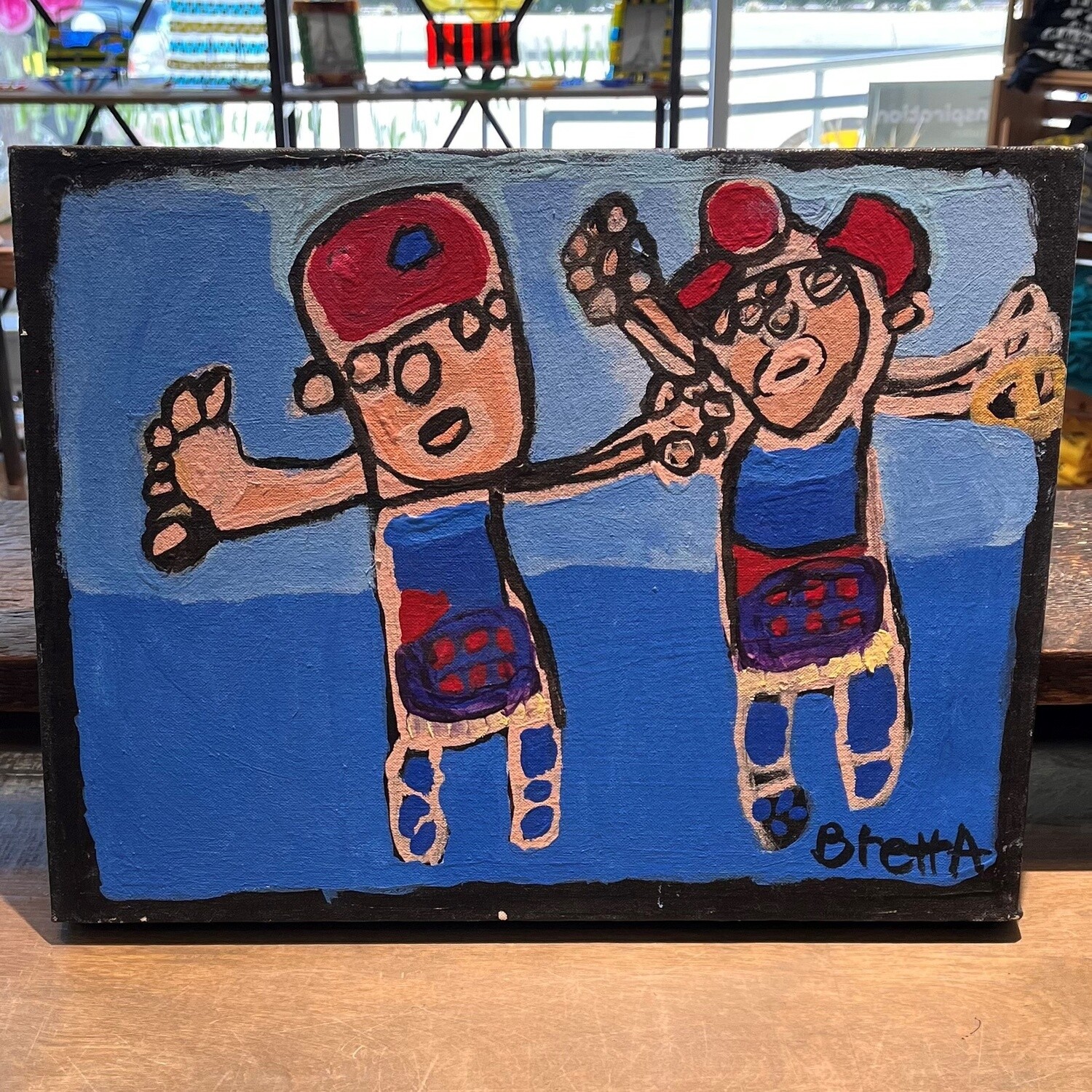 Brett Garrett, Dancing Queens, Acrylic on Canvas