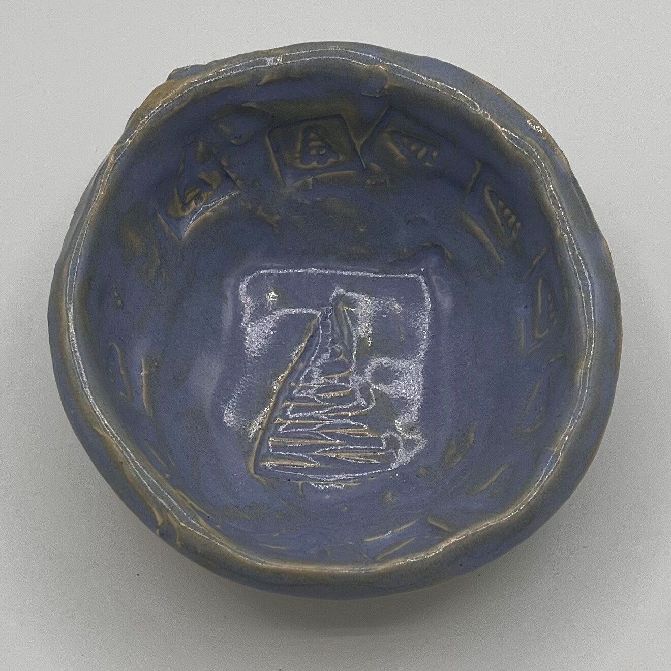 Christina Hanes, Ceramic Bowl, Christmas Trees