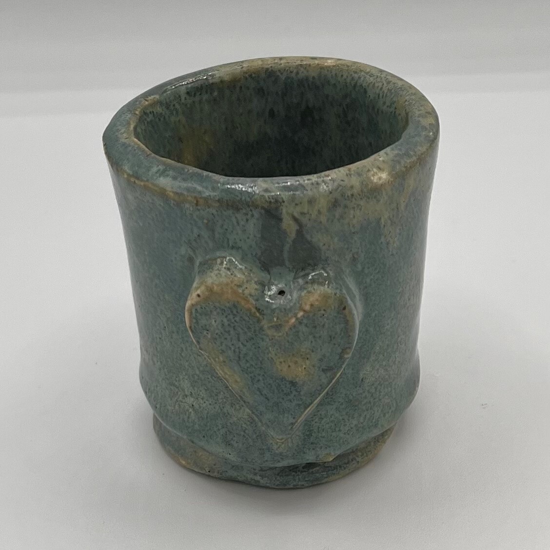 David Smyth, Ceramic Mug, Blue heart