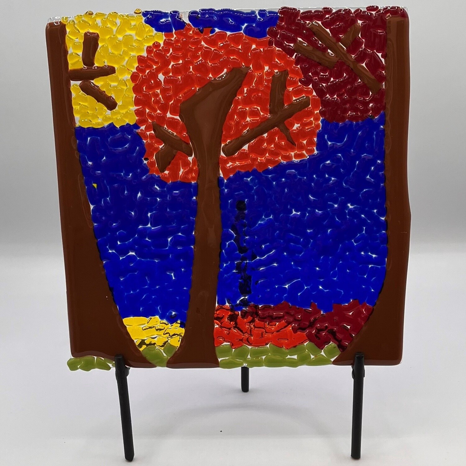 Allison Davis, Glass in Stand, Autumn Forest
