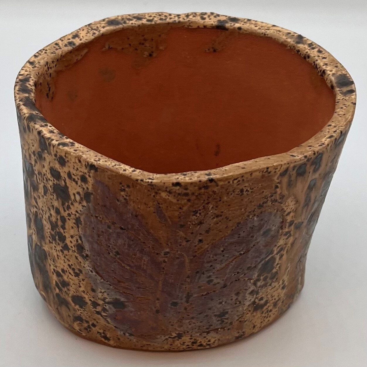 Tammy Mccammon, Ceramic speckled butterfly planter