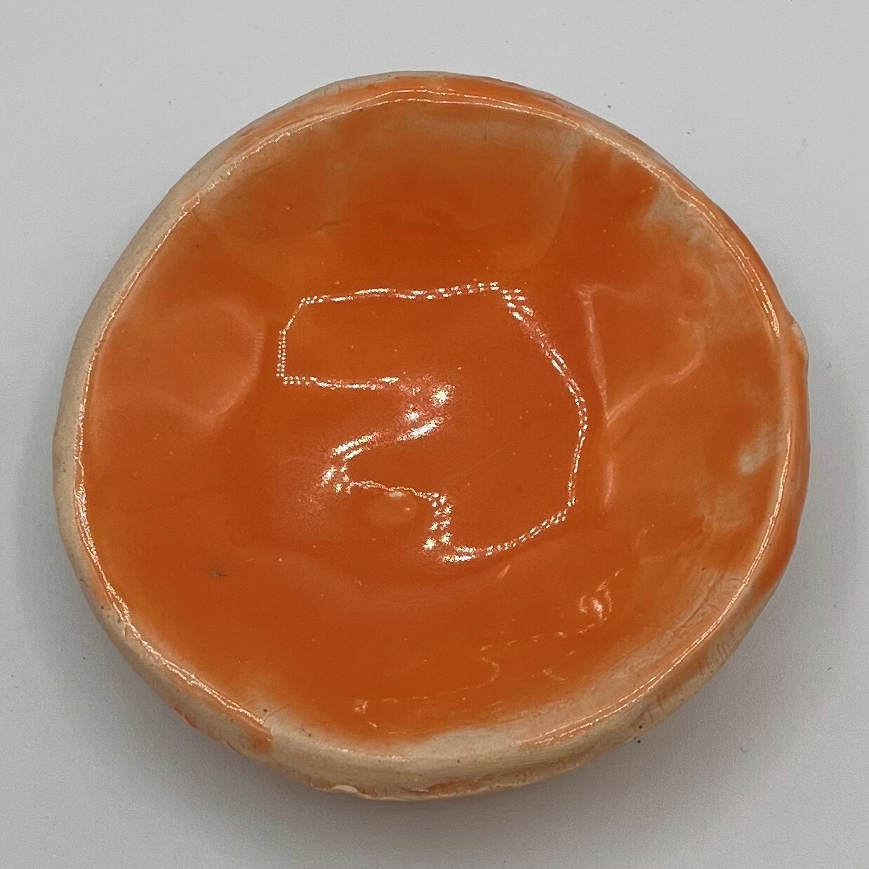 Rebecca Reed, Orange ceramic bowl