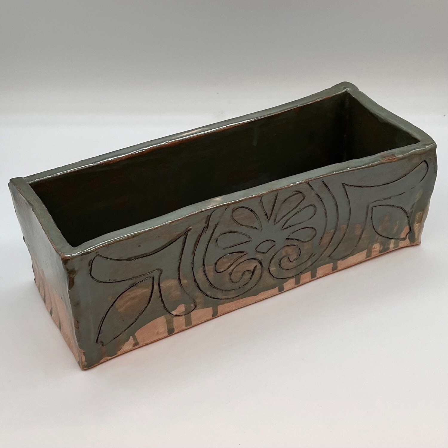 Megan Hill, Rectangle ceramic planter