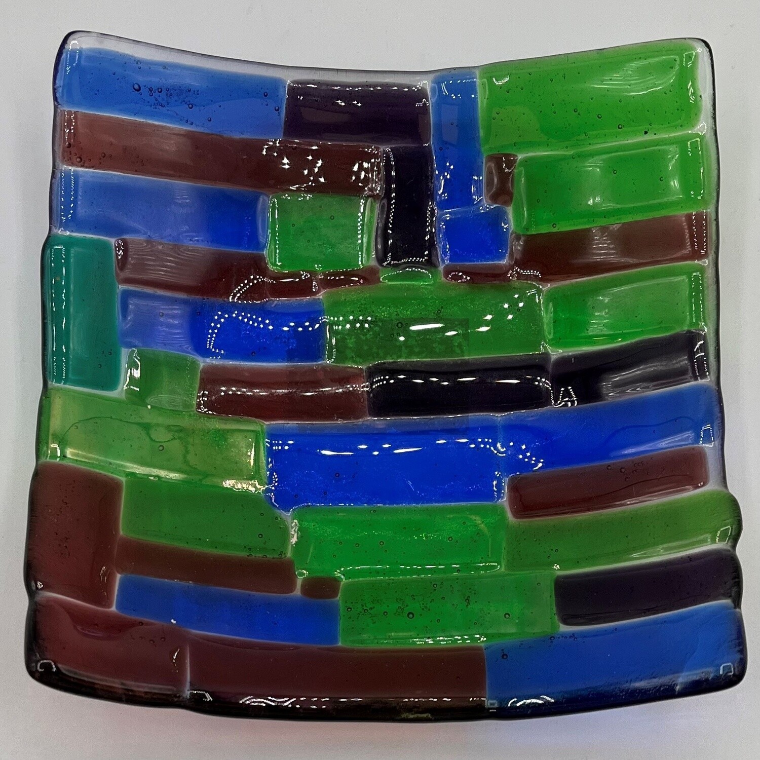 Brett Garrett, Cool-toned Glass dish