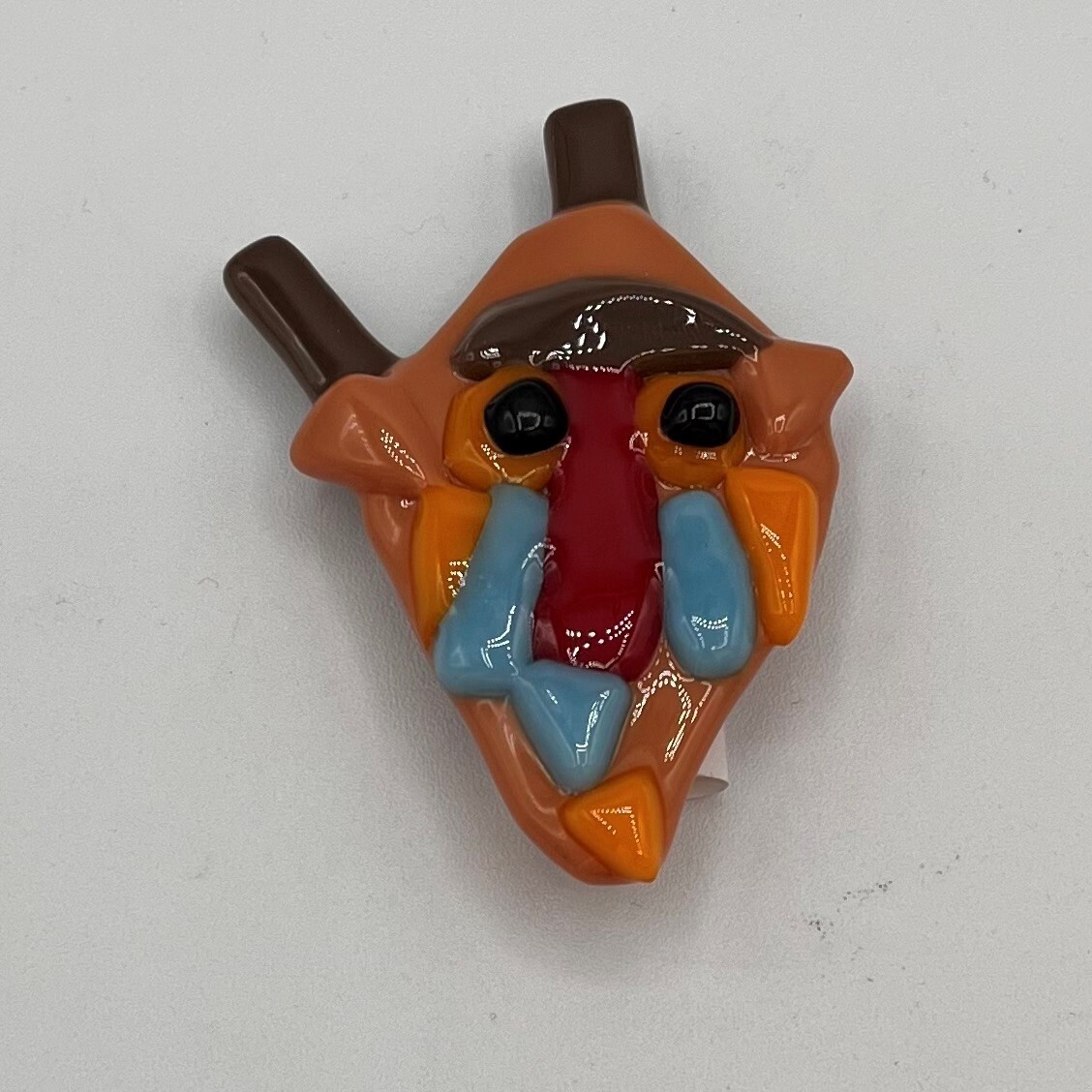 Nathan Strother, Colorful monkey glass magnet