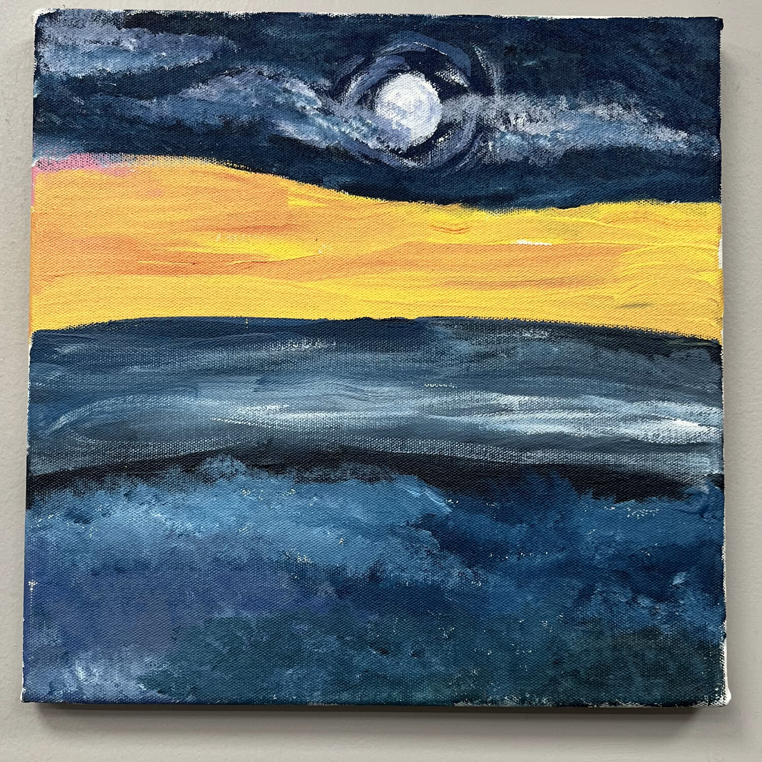 Bobbie Jo Robinson, &#39;Moon Rise&#39;, Acrylic on canvas