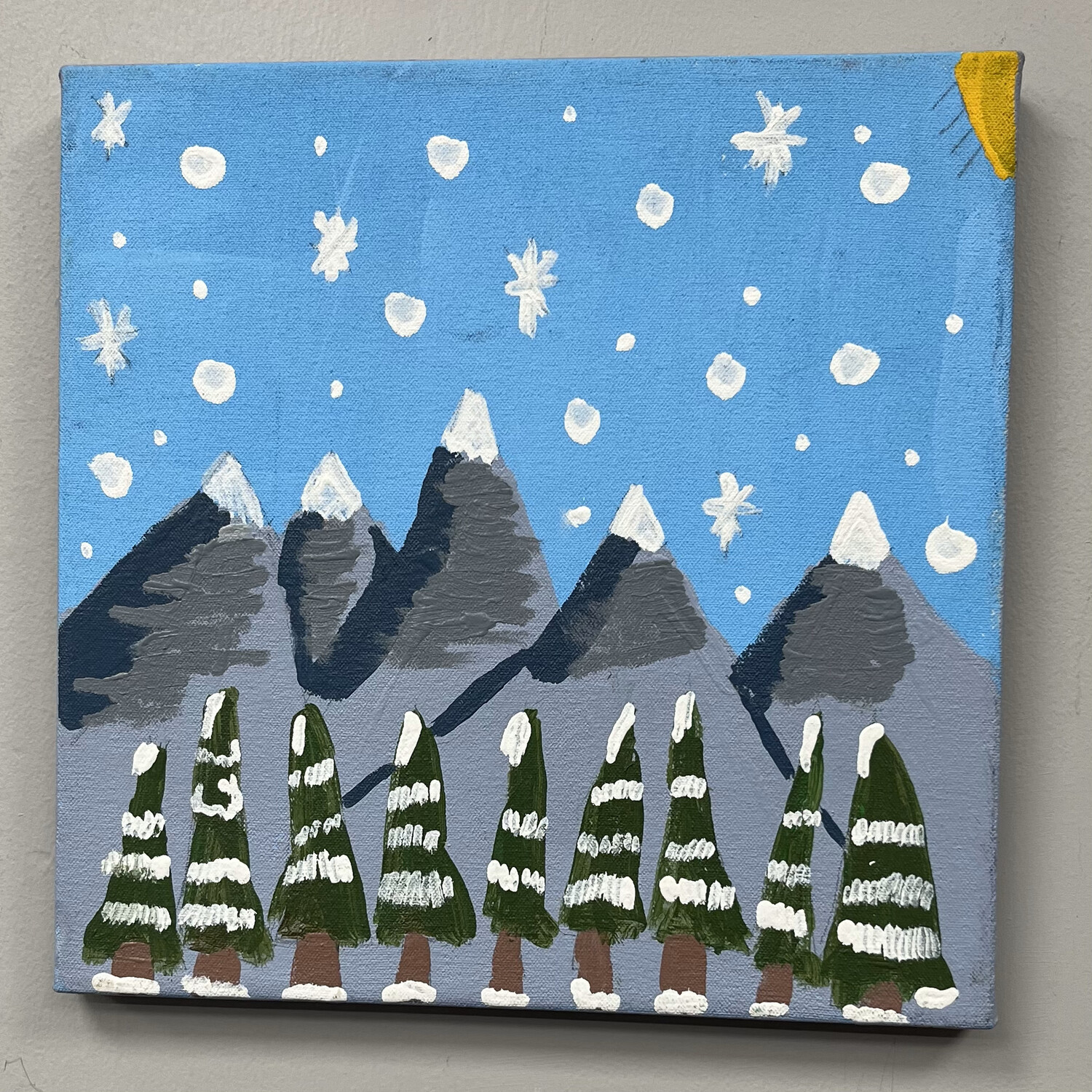 Bobbie Jo Robinson, Rocky Mountain High, Acrylic on Canvas