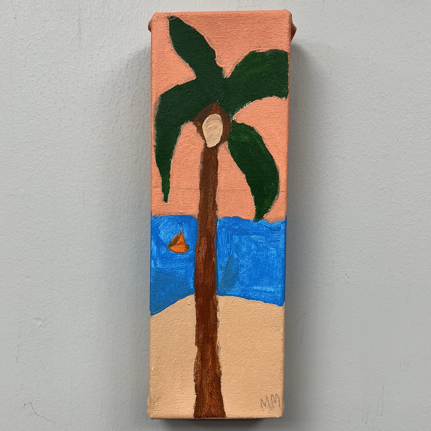Mallory Miller, &#39;Coconut Island&#39;, Acrylic on canvas