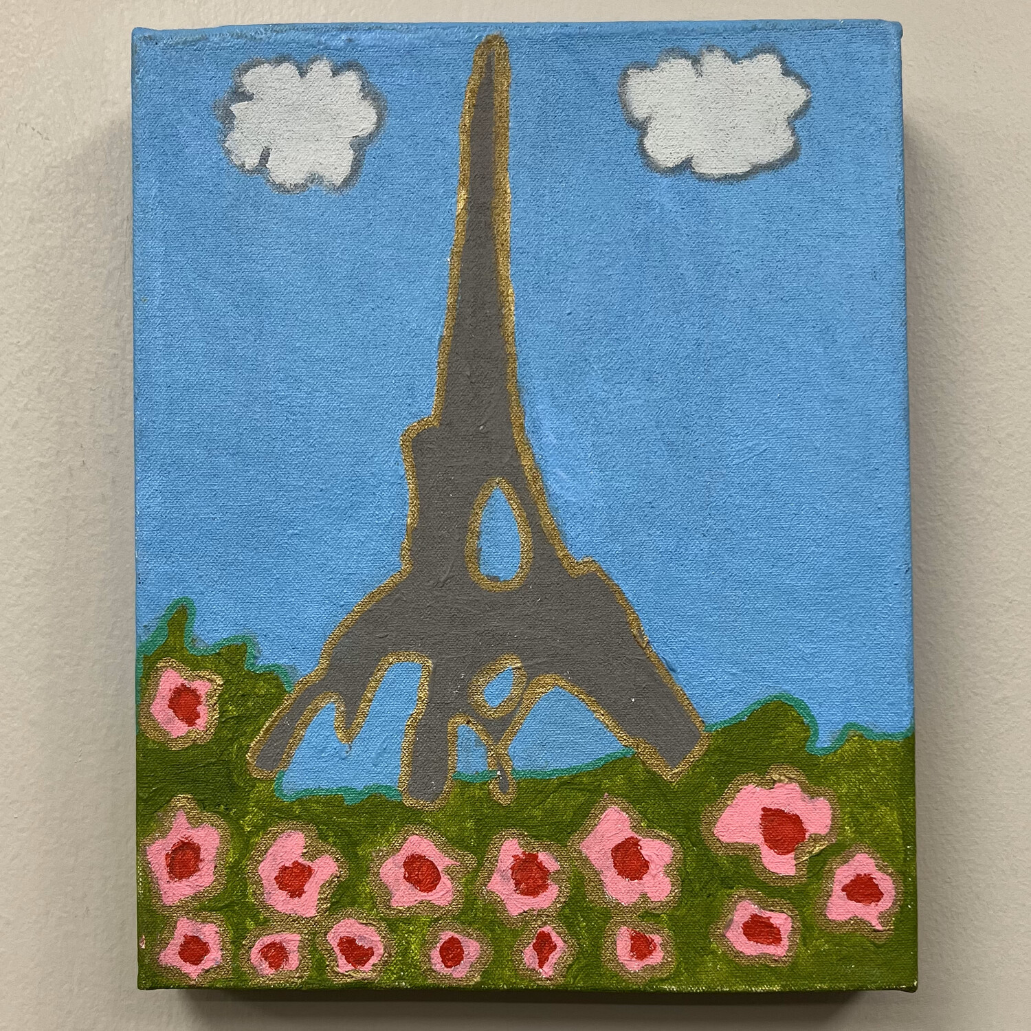 Mallory Miller, La Vie en Paris, Acrylic on Canvas