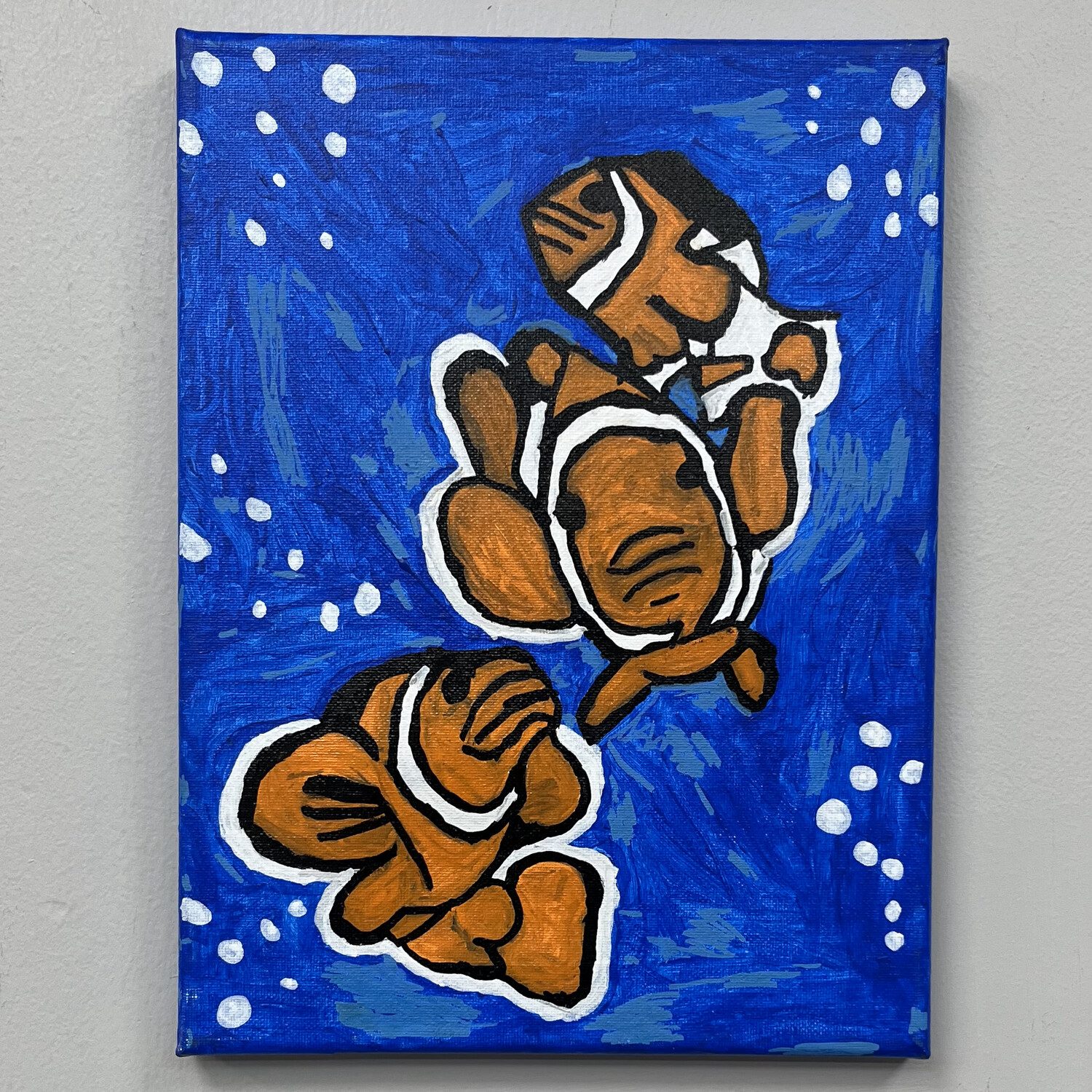 Ashley Ritter, &#39;Clowning Around&#39;, Acrylic on canvas