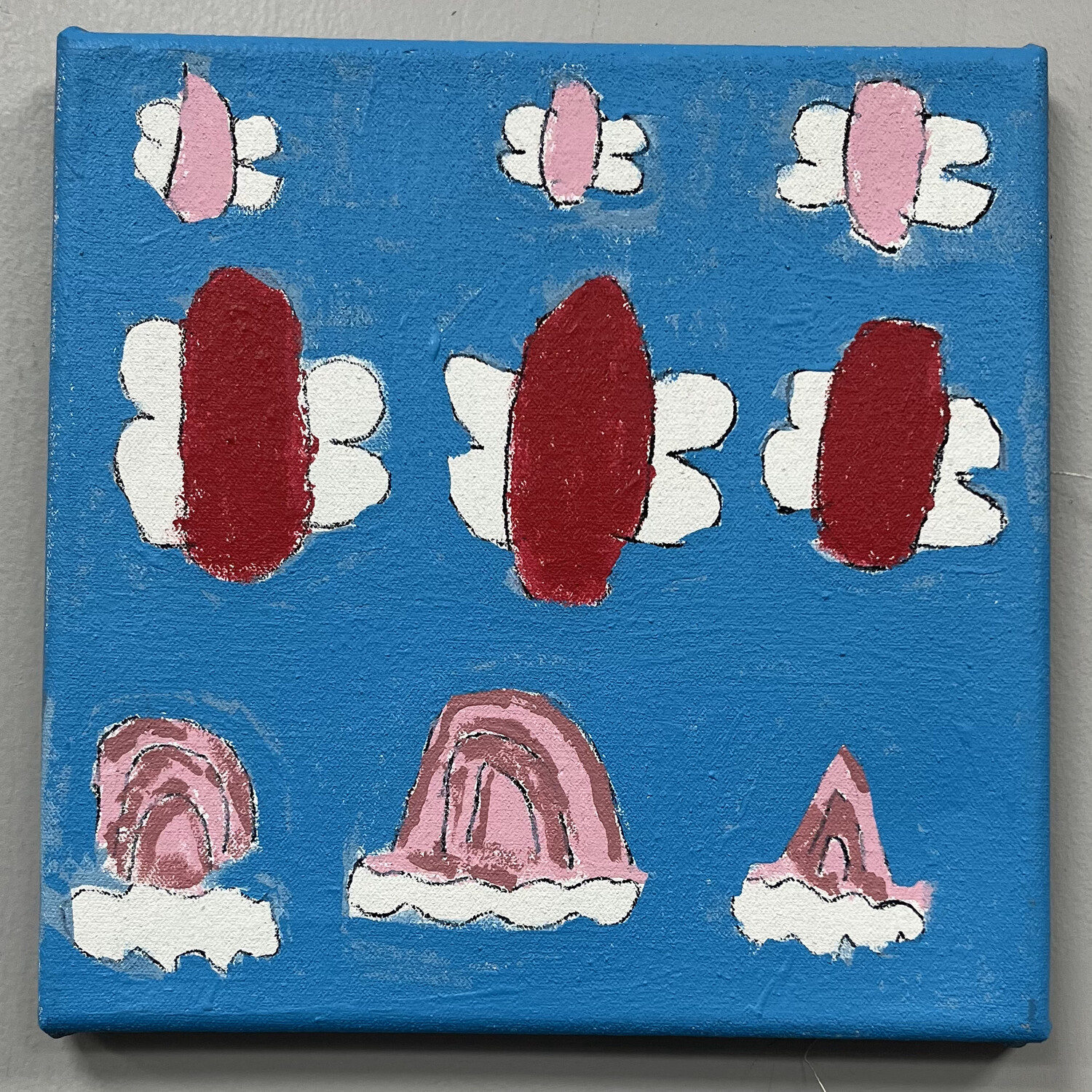 Andrea Walker, &#39;Butterflies&#39;, Acrylic on canvas