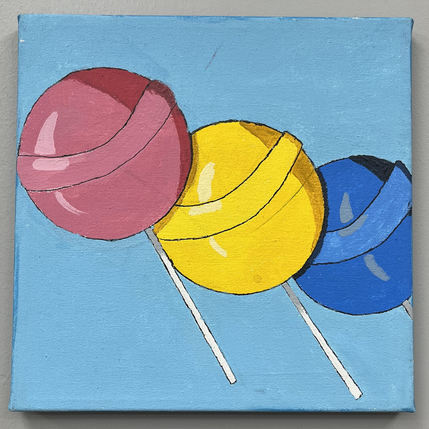 Garrett Oldenburg, A Sucker for Sweets, Acrylic on canvas