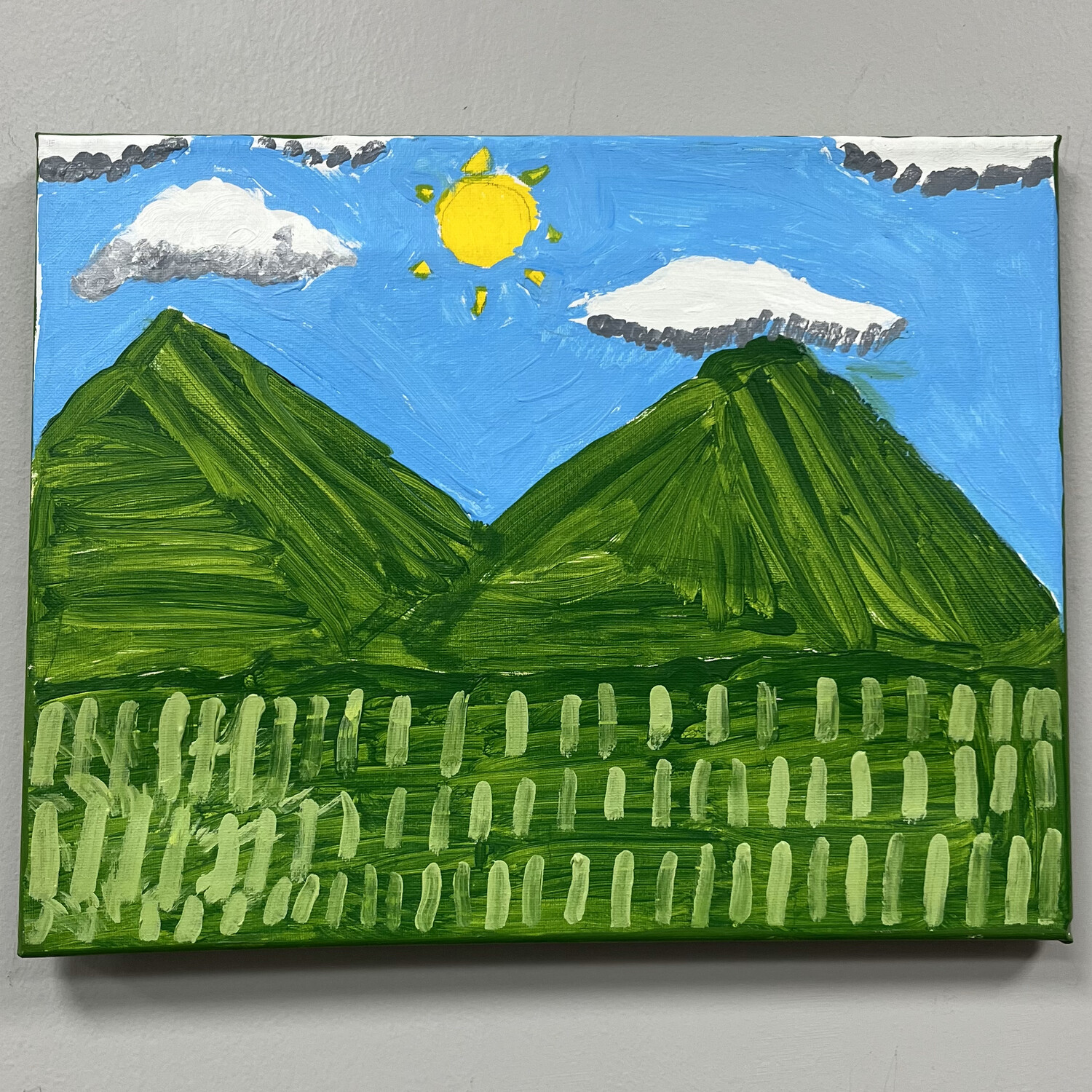Andrea Walker, &#39;Mountain View&#39;, Acrylic on canvas