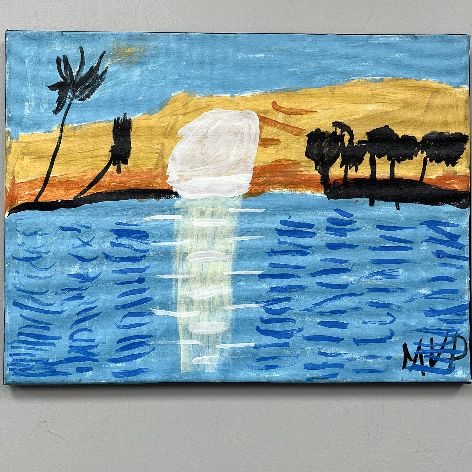 Mary Phifer, Sunset, Acrylic on Canvas