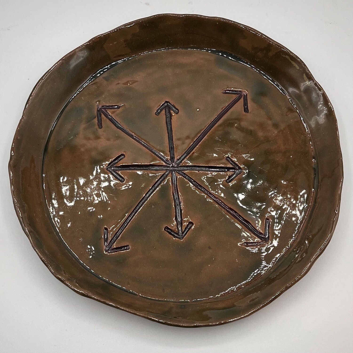 Mark Hodge, Which Way to Go, Ceramic Plate